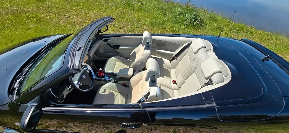 Gebraucht Saab 9-3 Cabriolet Vector 150 PS (110 kW) 2009 Schwarz Cabrio