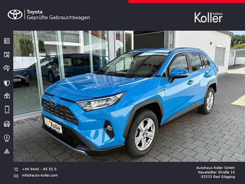 Blau Gebraucht 2021 Toyota RAV4 Hybrid SUV | 33.990 € (Fairer Preis) - Bild 1/4