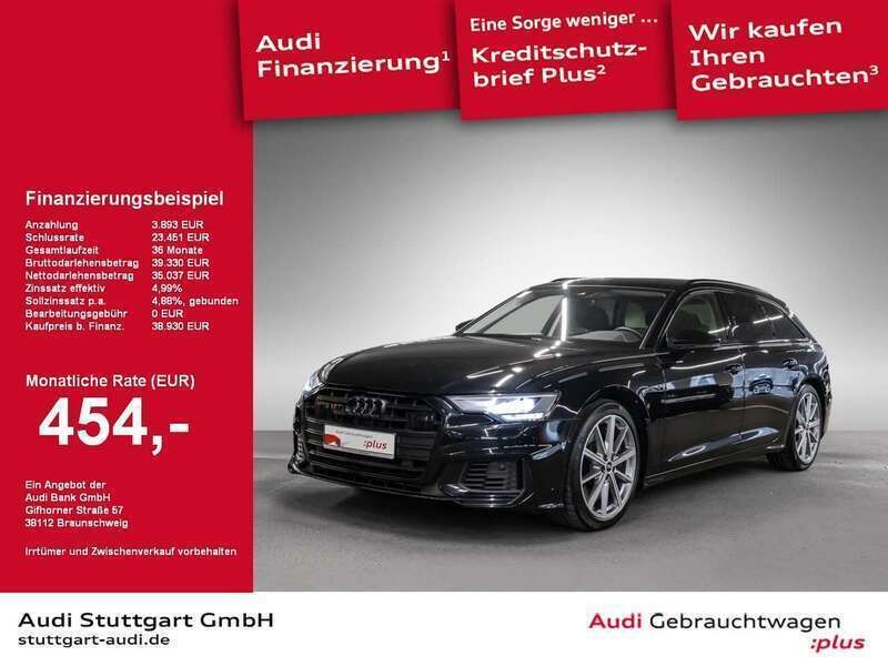 Mythosschwarz metallic Gebraucht 2021 Audi S6 Ambiente Kombi | 42.920 € (Guter Preis) - Bild 1/2