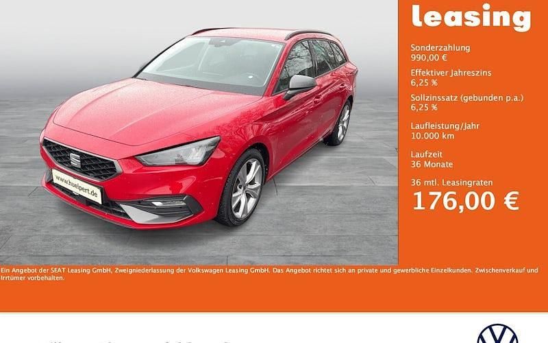 Usado Seat Leon ST FR 150 HP (110 kW) 2022 Vermelho Carrinha