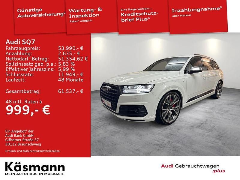 Gebraucht Audi SQ7 Advanced Plus 435 PS (319 kW) 2017 Carraraweiss SUV
