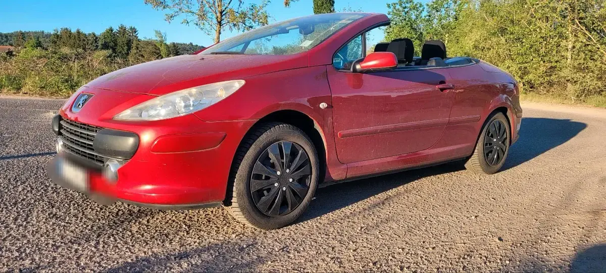 Gebraucht Peugeot 307 CC 140 PS (102 kW) 2007 Rot Cabrio
