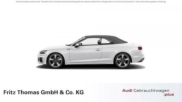 Ibisweißverdeck grau Gebraucht 2022 Audi A5 Cabriolet S-Line Cabrio | 36.690 € (Guter Preis) - Bild 1/4