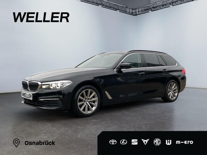 Schwarz Gebraucht 2018 BMW 520 Sport Line Kombi | 23.750 € (Guter Preis) - Bild 1/3