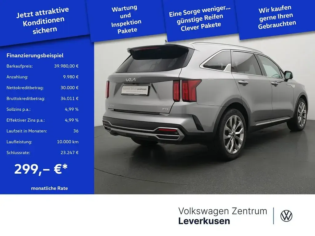 Gebraucht Kia Sorento Platinum 201 PS (147 kW) 2024 Schwarz / stahlgrau (metallic) SUV