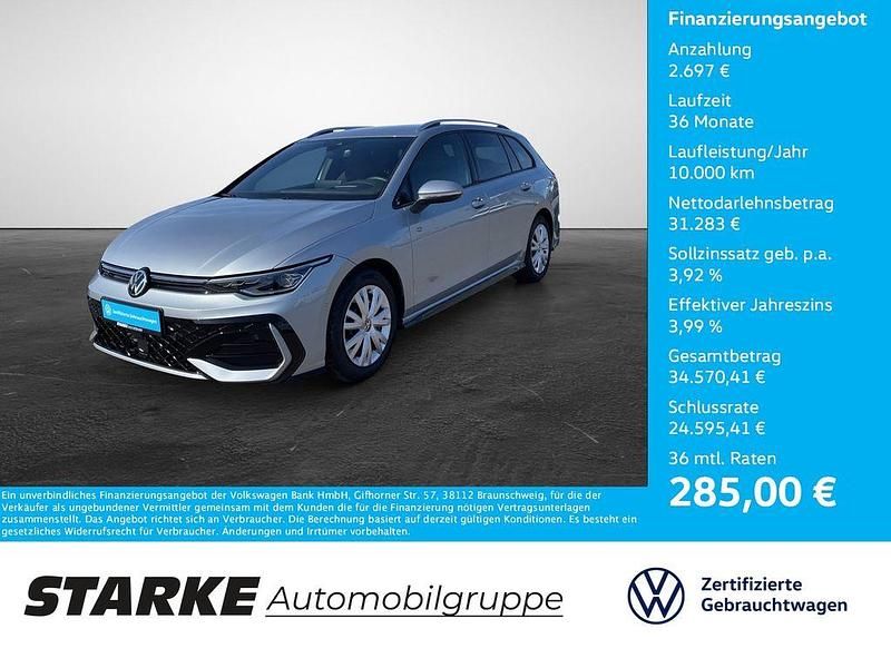 Gebraucht VW Golf VIII R-line 150 PS (110 kW) 2025 Silber (oyster silver metallic) Kombi