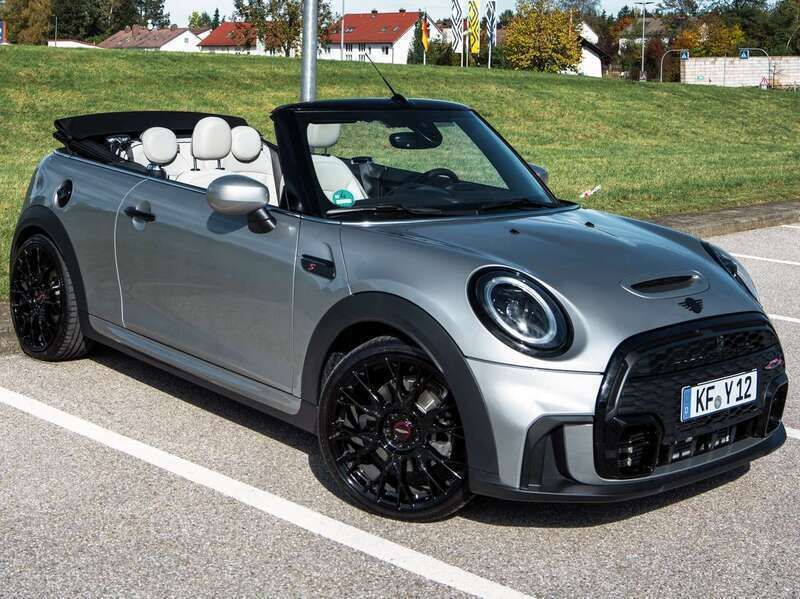 Silber Gebraucht 2023 Mini John Cooper Works Cabriolet Cabrio | 32.500 € (Guter Preis) - Bild 1/4