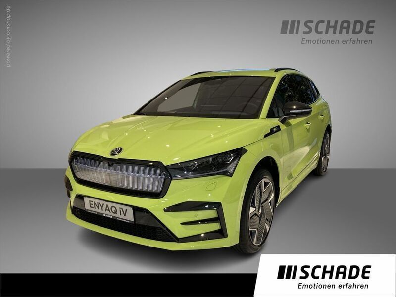 Grün Neu 2024 Skoda Enyaq iV RS SUV | 65.610 € - Bild 1/4