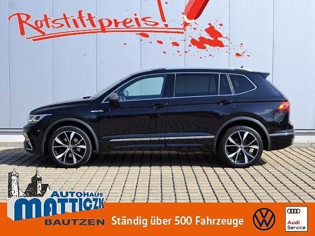 Gebraucht VW Tiguan Allspace R-line 200 PS (147 kW) 2021 Deep black perleffekt (metallic) SUV