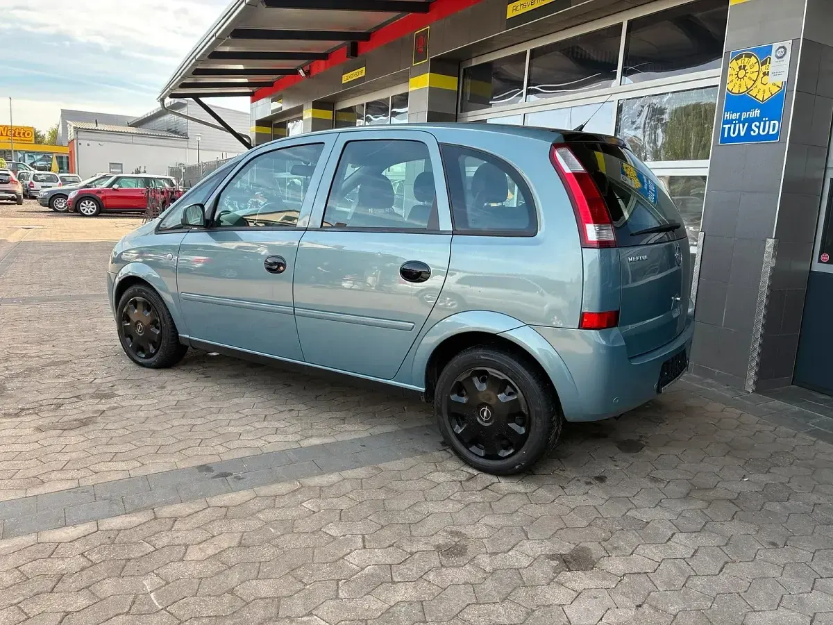 Gebraucht Opel Meriva 100 PS (73 kW) 2005 Grün Van / Kleinbus