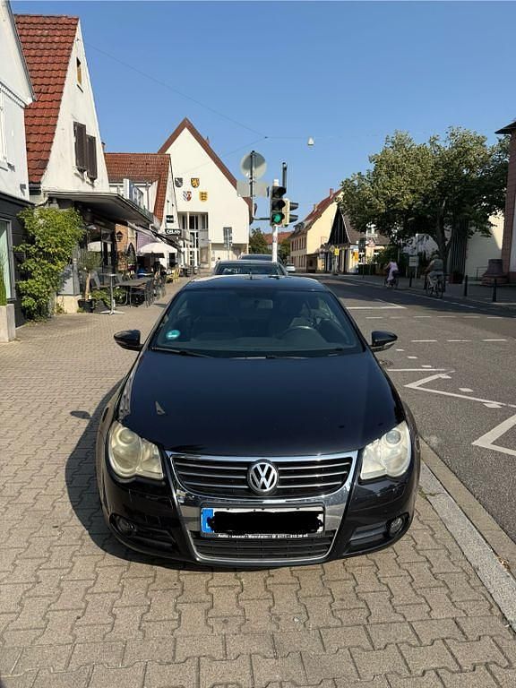 Schwarz Gebraucht 2009 VW Eos Cabrio | 2.990 € (Superpreis) - Bild 1/4