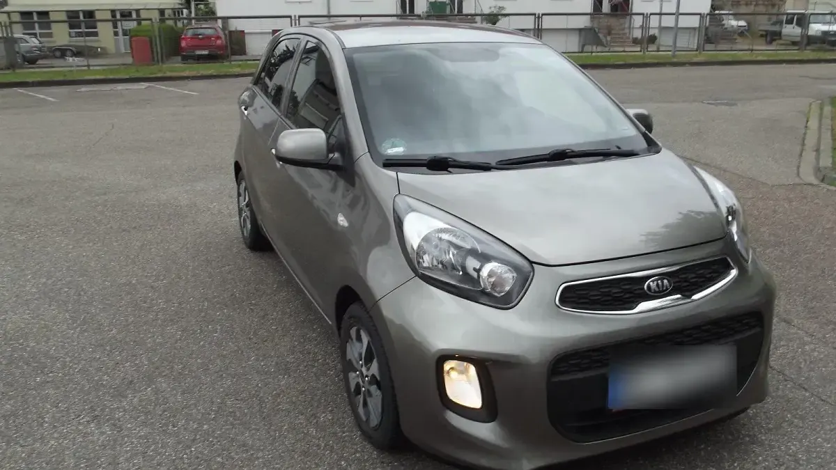 Gebraucht Kia Picanto 86 PS (63 kW) 2015 Grau Kleinwagen