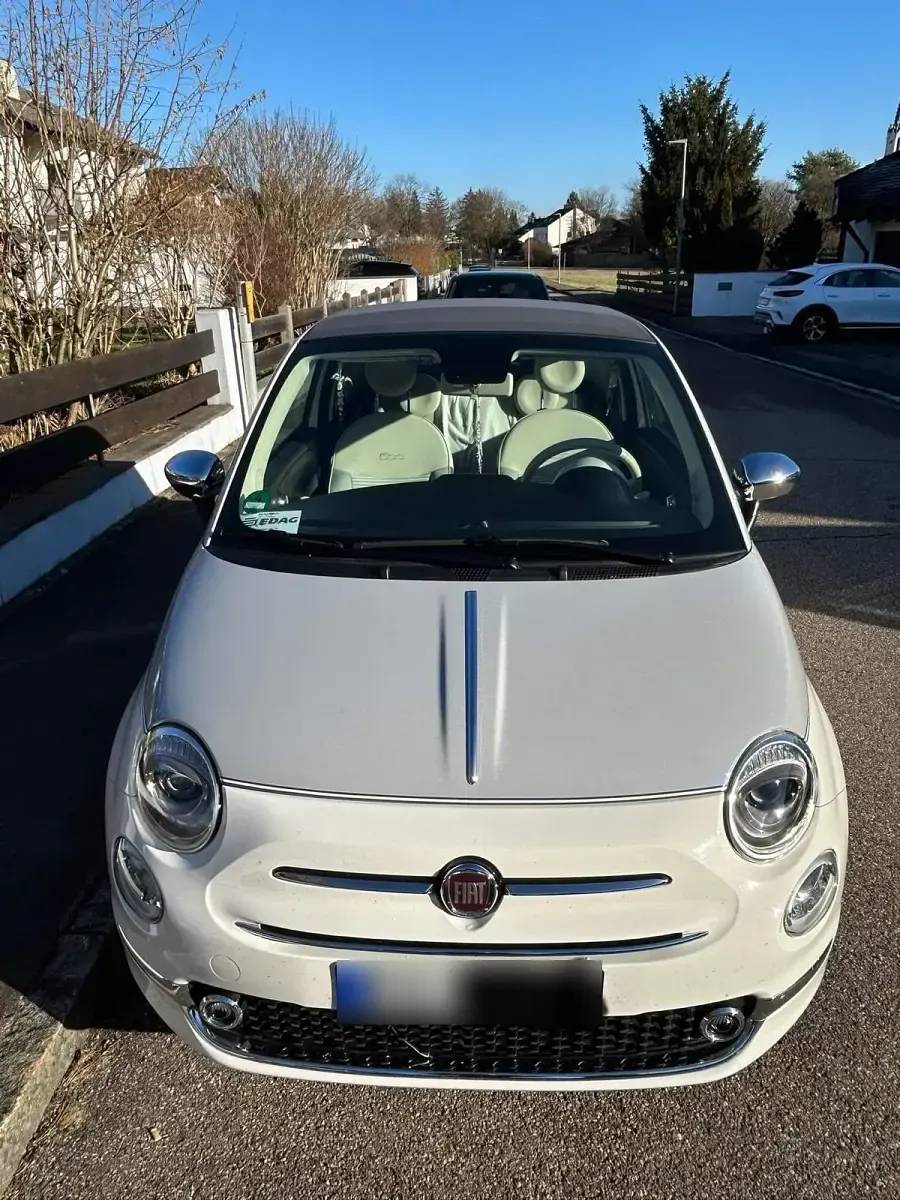 Gebraucht Fiat 500C Collezione 63 PS (46 kW) 2018 Weiß Cabrio
