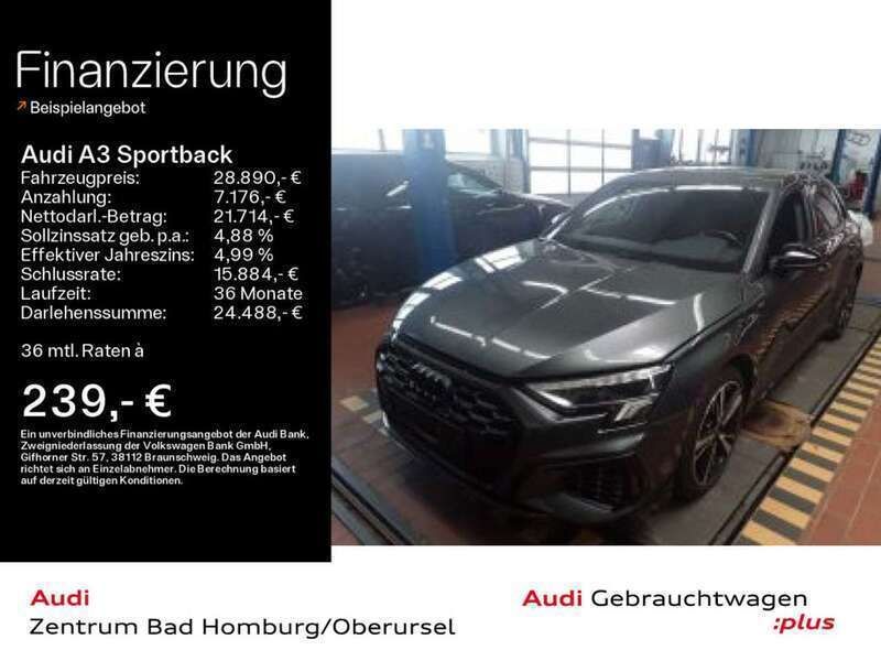Daytonagrau perleffekt Gebraucht 2022 Audi A3 e-tron S-Line Kleinwagen | 28.890 € (Fairer Preis) - Bild 1/2