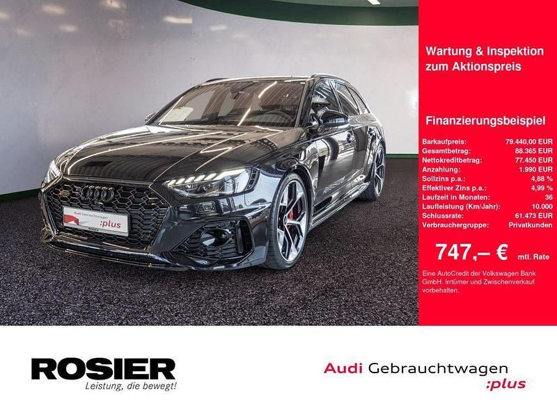 Sebringschwarz kristalleffekt Gebraucht 2024 Audi RS4 Ambiente Kombi | 79.440 € (Etwas zu teuer) - Bild 1/4