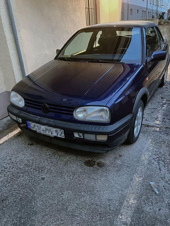 Second-hand VW Golf 90 CP (66 kW) 1994 Albastru Cabrio