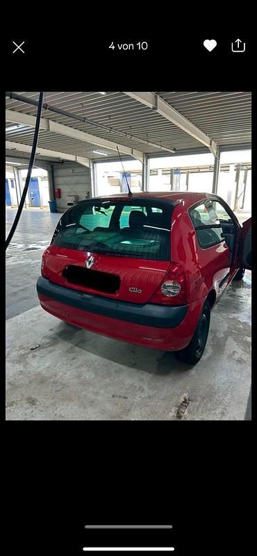 Usata Renault Clio II 2003 Rosso Utilitaria