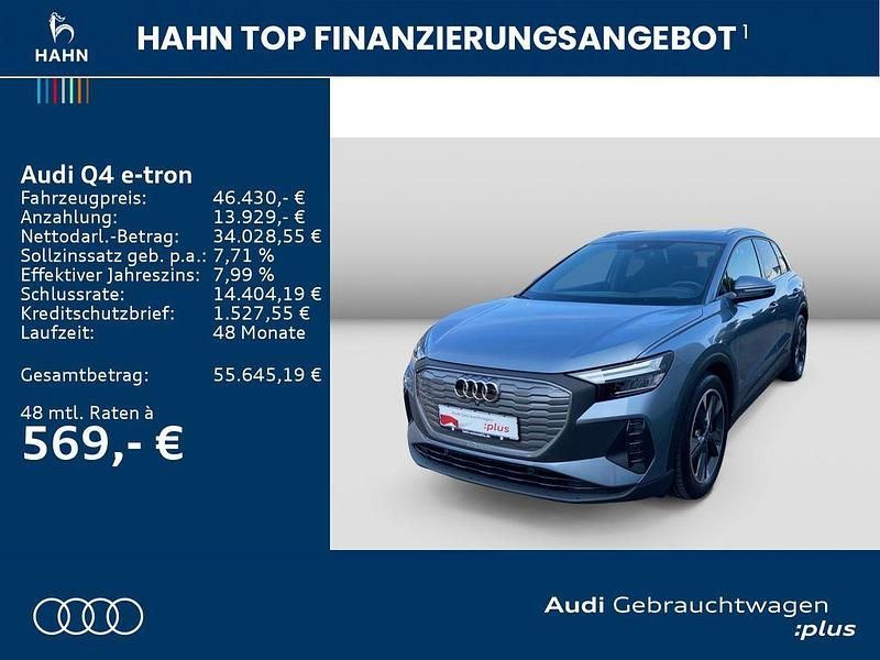 Gebraucht Audi Q4 e-tron Basis 210 kW (286 PS) 2025 Geysirblau metallic SUV