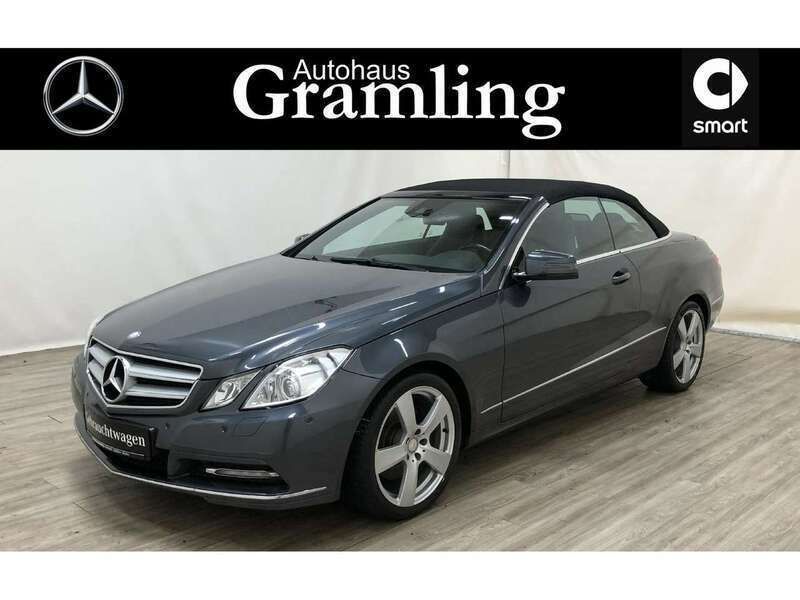 Tenoritgrau (metallic) Gebraucht 2012 Mercedes E250 Avantgarde Cabrio | 18.999 € (Teuer) - Bild 1/4