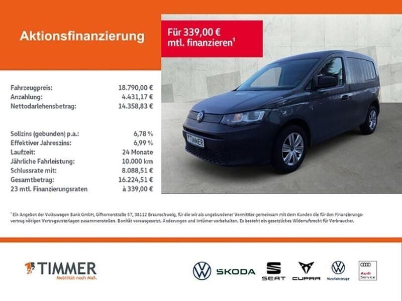 Second-hand VW Caddy 114 CP (83 kW) 2022 Gri Monovolum