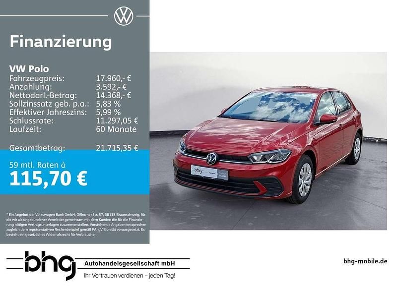 Gebraucht VW Polo Goal 80 PS (58 kW) 2025 Rot Kleinwagen