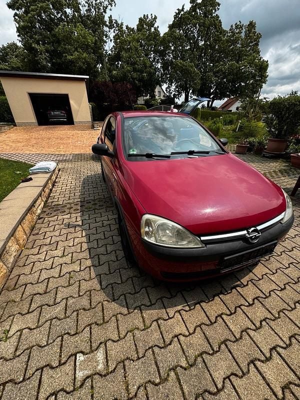 Rot Gebraucht 2003 Opel Corsa Kleinwagen | 899 € (Guter Preis) - Bild 1/4