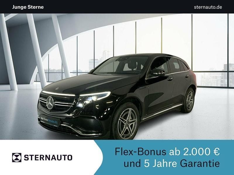 Schwarz Gebraucht 2022 Mercedes EQC400 AMG line SUV | 41.480 € (Fairer Preis) - Bild 1/4