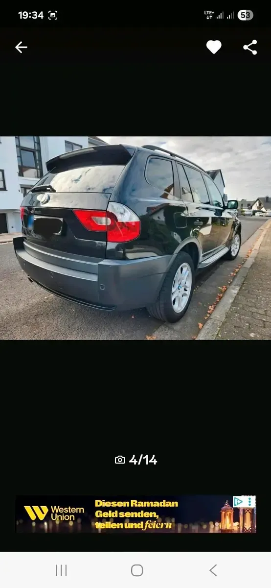 Gebraucht BMW X3 150 PS (110 kW) 2006 Schwarz SUV