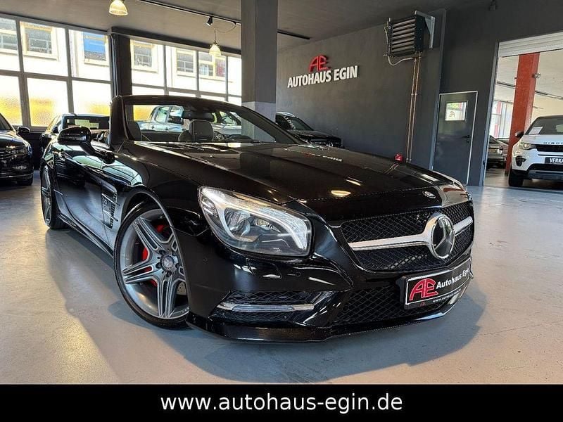 Schwarz Gebraucht 2013 Mercedes SL350 AMG Cabrio | 37.900 € (Fairer Preis) - Bild 1/4