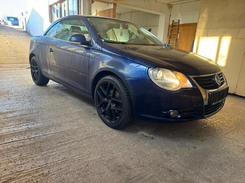 Blau Gebraucht 2008 VW Eos Cabrio | 2.790 € (Guter Preis) - Bild 1/4