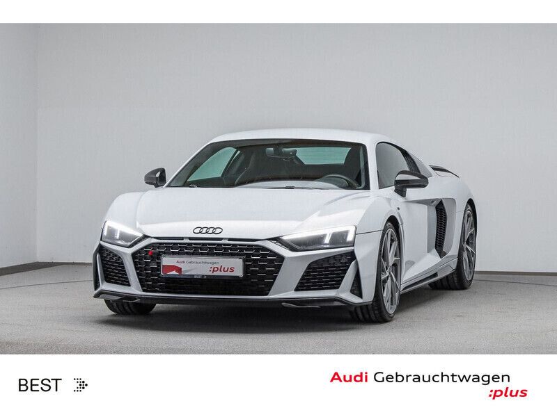 Suzukagrau metallic Gebraucht 2023 Audi R8 Coupé Ambiente Coupé | 159.999 € (Superpreis) - Bild 1/4