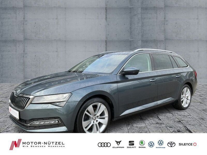 Quarzgrau metallic Gebraucht 2021 Skoda Superb Style Kombi | 24.990 € (Fairer Preis) - Bild 1/4
