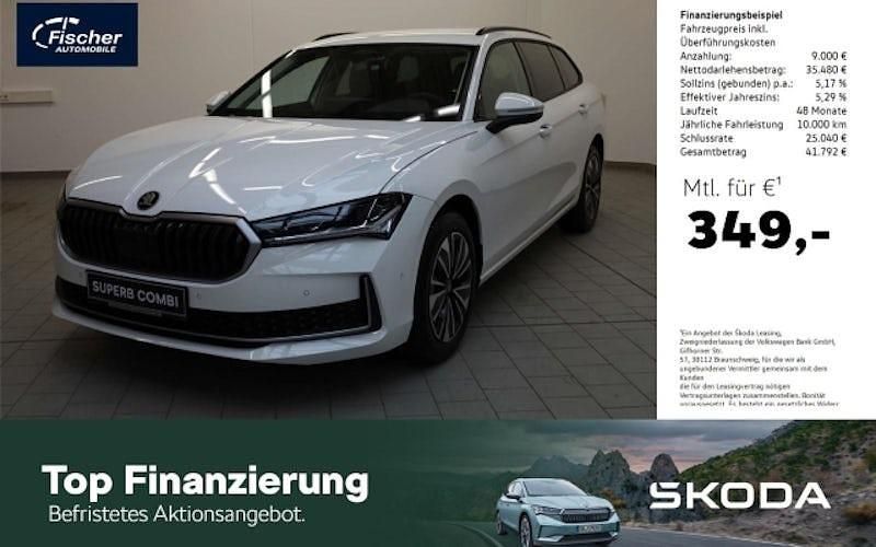 Kristallweiß uni Gebraucht 2025 Skoda Superb Selection Kombi | 44.480 € (Etwas zu teuer) - Bild 1/4