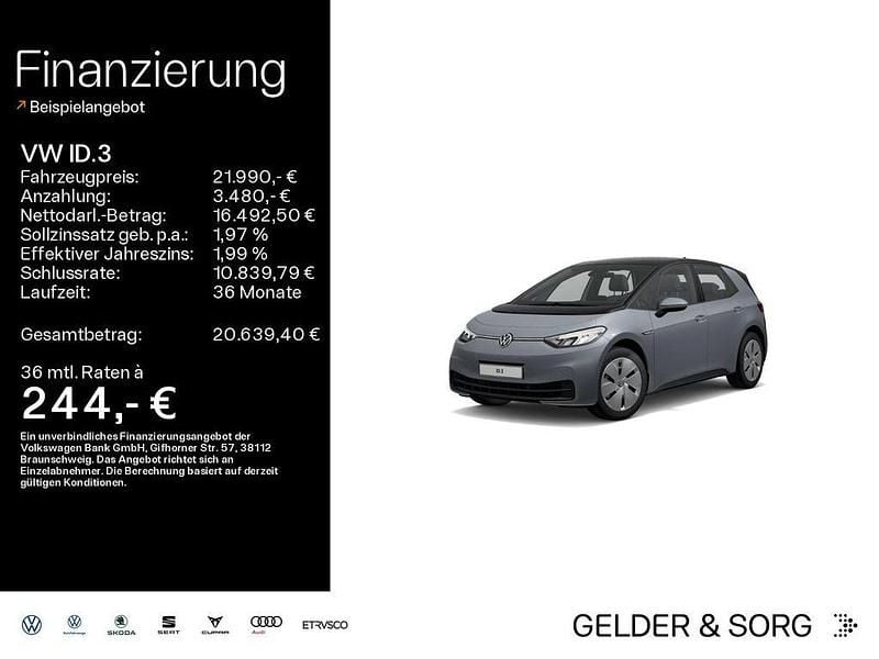 Gebraucht VW ID.3 Pro Performance 150 kW (204 PS) 2023 Mondsteingrau Kleinwagen