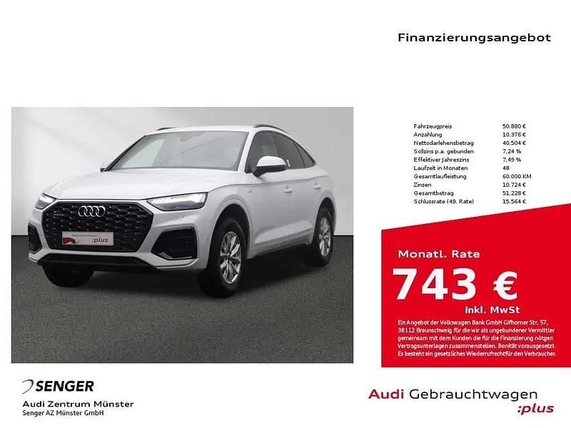Weiß Gebraucht 2024 Audi Q5 Sportback SUV | 50.880 € (Guter Preis) - Bild 1/1