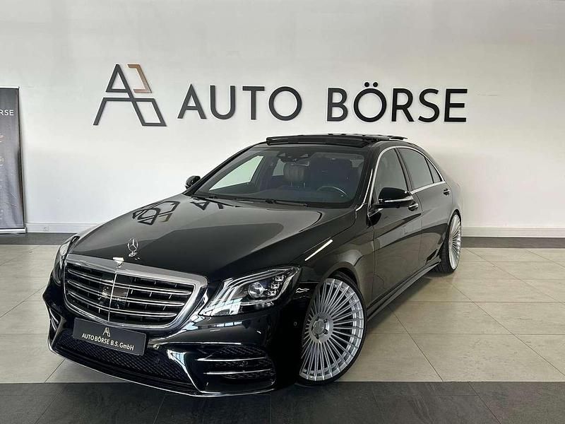 (obsidianschwarz metalliclac Gebraucht 2018 Mercedes S350 AMG line Limousine | 57.990 € (Fairer Preis) - Bild 1/4