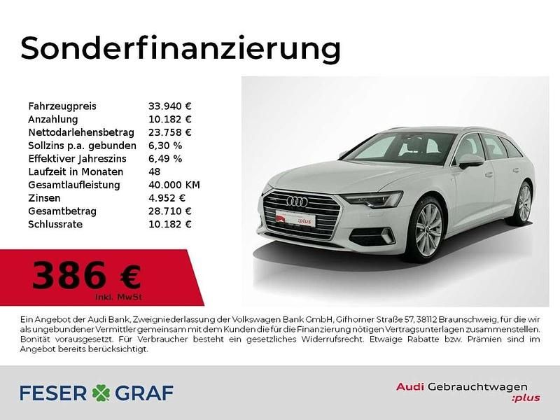 Gebraucht Audi A6 S-Line 204 PS (150 kW) 2022 Gletscherweiß Kombi