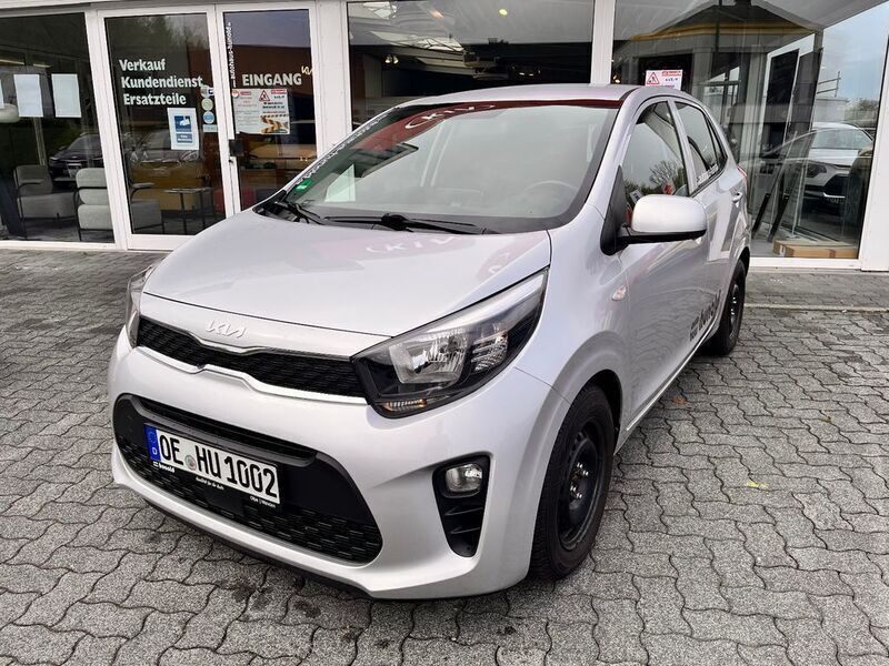 Silber Gebraucht 2021 Kia Picanto DREAM-TEAM Edition Kleinwagen | 9.580 € (Fairer Preis) - Bild 1/4