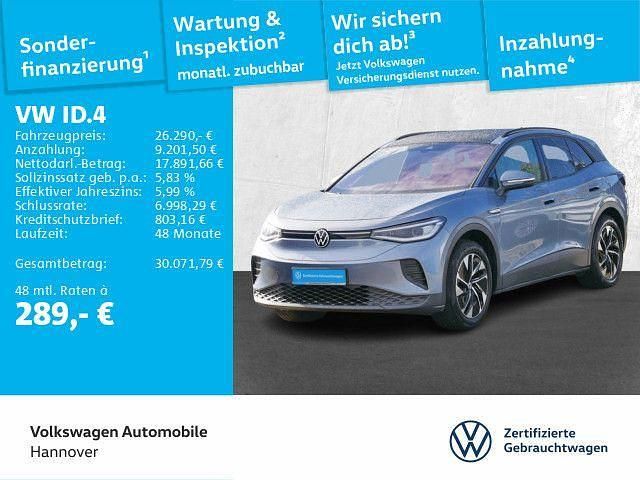 Stonewashed blue (metallic) Gebraucht 2022 VW ID.4 Pro Performance SUV | 26.290 € (Fairer Preis) - Bild 1/3