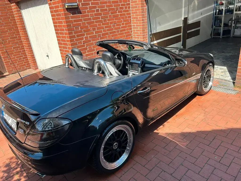 Gebraucht Mercedes SLK350 272 PS (200 kW) 2006 Schwarz Cabrio