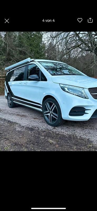 Weiß Gebraucht 2022 Mercedes V300 Marco Polo Van / Kleinbus | 77.500 € - Bild 1/2