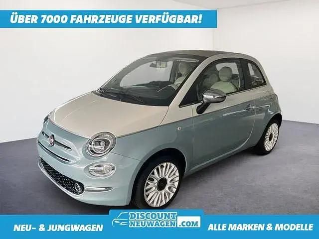 Gelato weiß / tau grün Gebraucht 2024 Fiat 500C Collezione Cabrio | 24.290 € - Bild 1/4