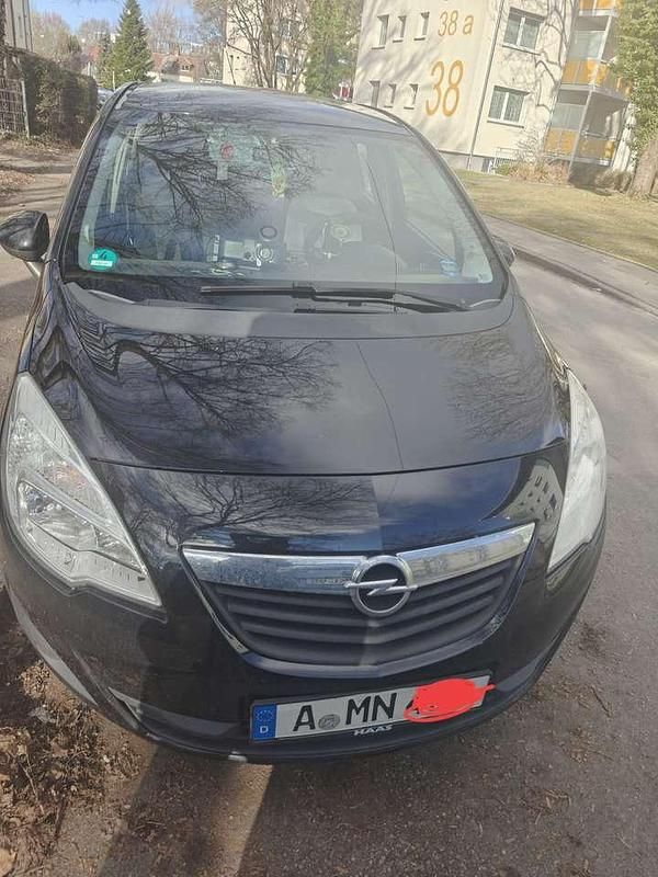Gebraucht Opel Meriva Design Edition 101 PS (74 kW) 2010 Schwarz Van / Kleinbus