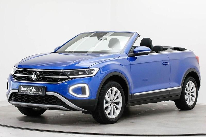 Gebraucht VW T-Roc Cabriolet Style 150 PS (110 kW) 2022 Blau Cabrio