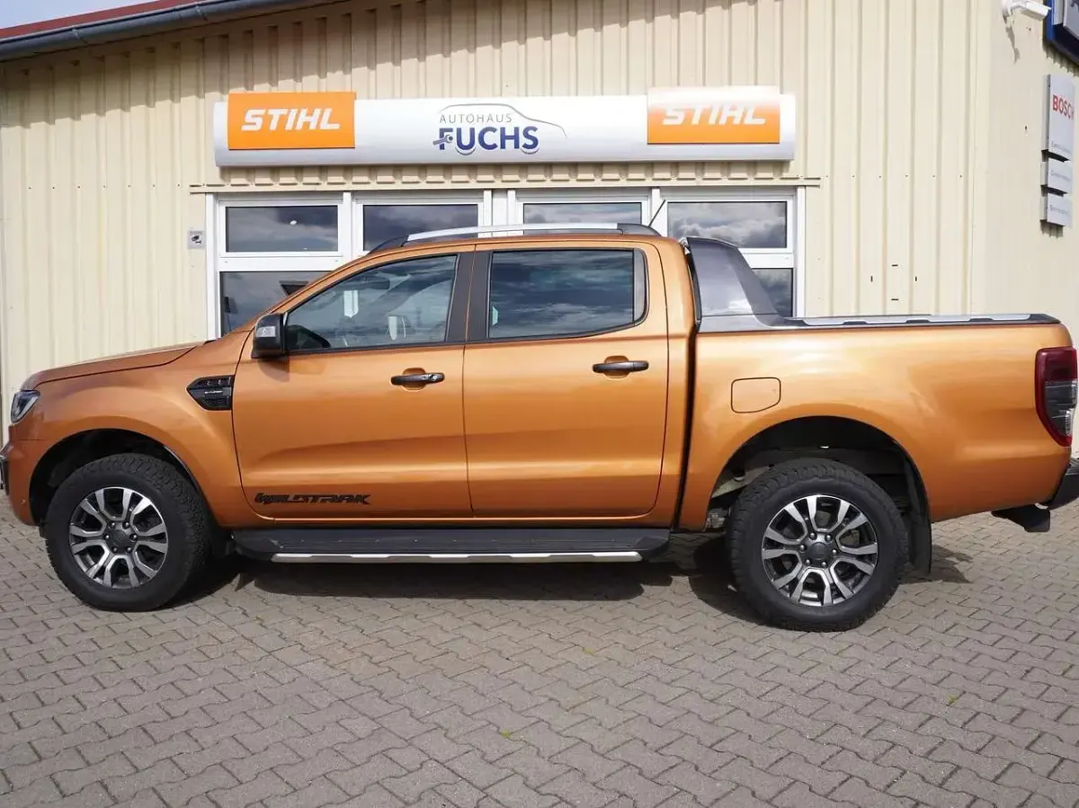 Gebraucht Ford Ranger Wildtrack 212 PS (155 kW) 2022 Canyonorange metallic Pickup