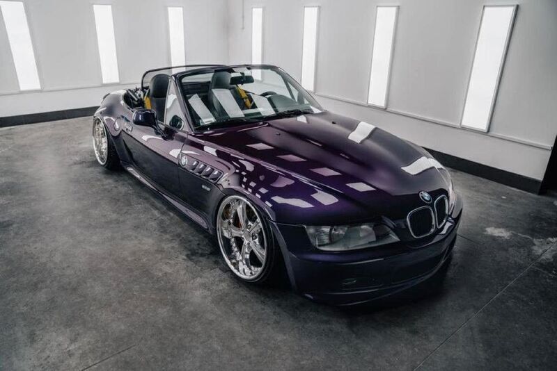Violett Gebraucht 1997 BMW Z3 Sport Line Cabrio | 13.399 € - Bild 1/4