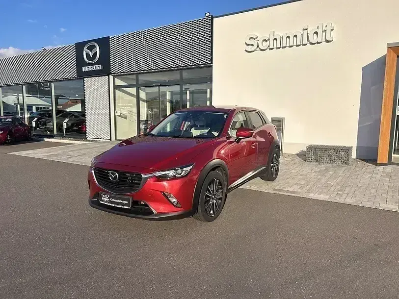 Gebraucht Mazda CX-3 120 PS (88 kW) 2015 Rubinrot metallic SUV
