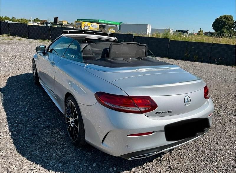 Gebraucht Mercedes C220 AMG line 170 PS (125 kW) 2017 Silber Cabrio
