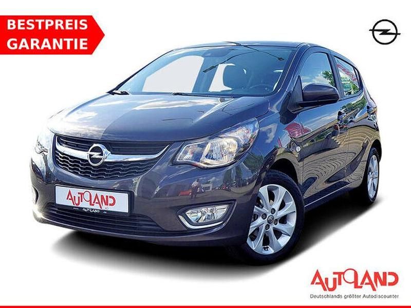 Grau Gebraucht 2015 Opel Karl Exklusiv Kleinwagen | 9.990 € (Teuer) - Bild 1/4