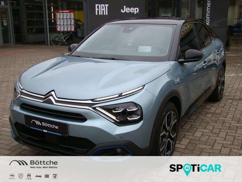 Lackierung olbia blau/typ aussenverkleidung metalliclackierung Gebraucht 2023 Citroën e-C4 Shine Limousine | 22.780 € (Fairer Preis) - Bild 1/4